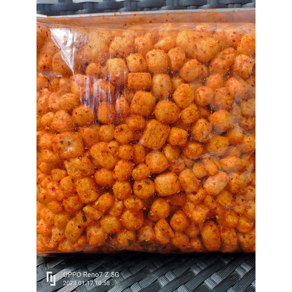 Cimol crispy kering pedas daun jeruk isi 500gram