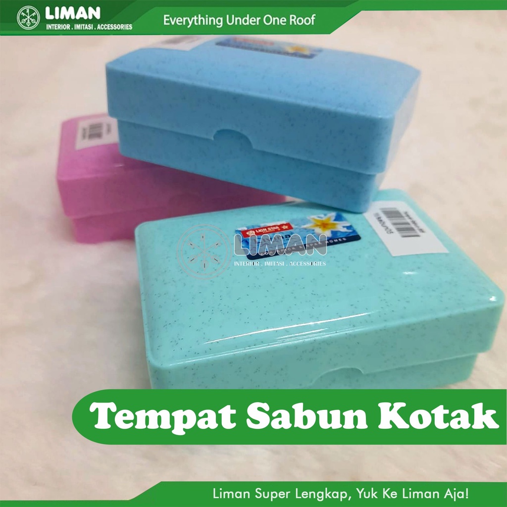 Tempat Sabun Plastik Kotak