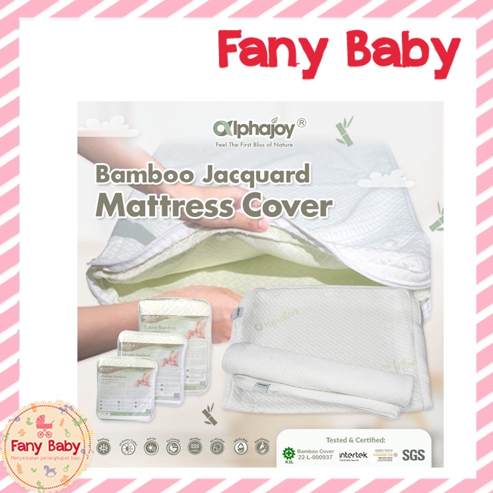 ALPHAJOY BAMBOO MATTRESS COVER / SARUNG MATRAS KASUR BAYI