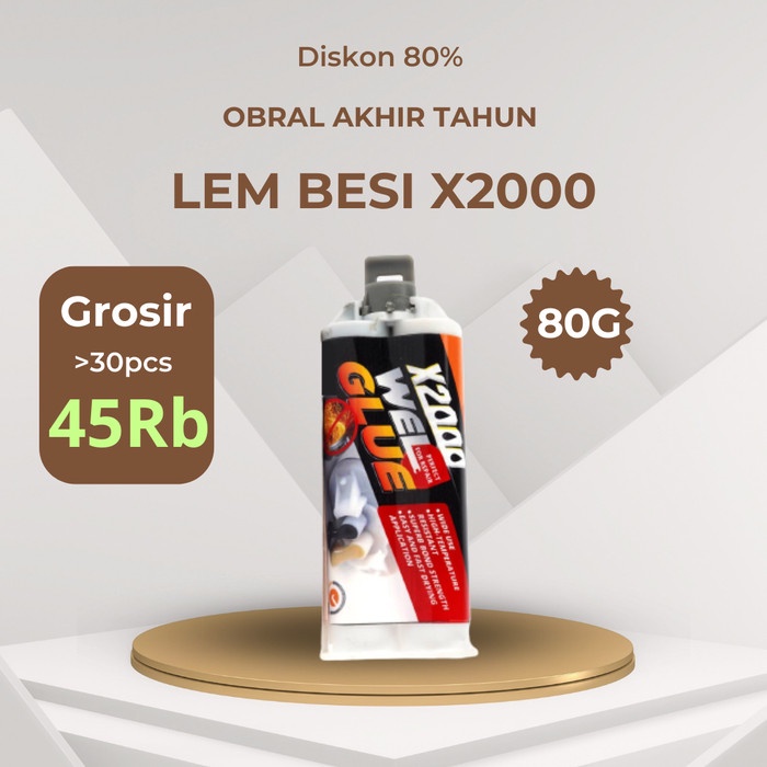 Lem Lem X2000 Dua Komponen Lem Las Besi Serbaguna Menahan Dampak Yang Kuat