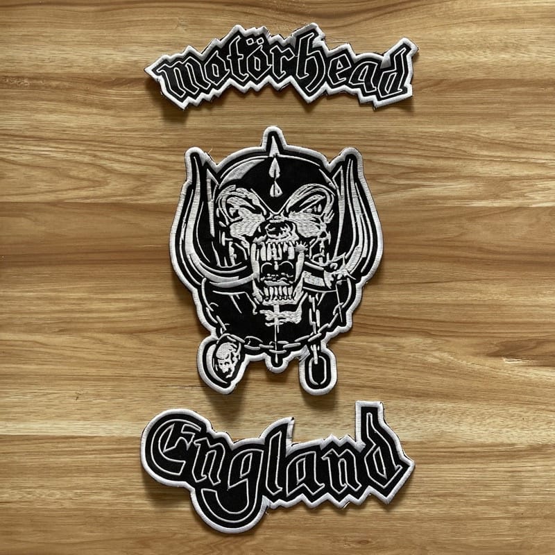 bordir emblem besar MOTOR HEAD