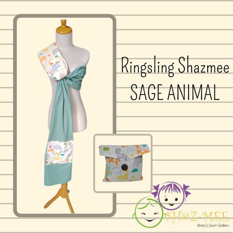 [ COD ] GENDONGAN RINGSING BAYI BAHAN KAIN KATUN BY SHAZMEE