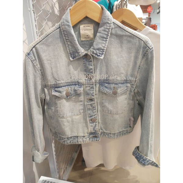 [100% ORIGINAL 1222] JAKET JEANS 3SECOND WANITA NEW ARRIVAL WARNA BABY BLUE DAN DARK BLUE