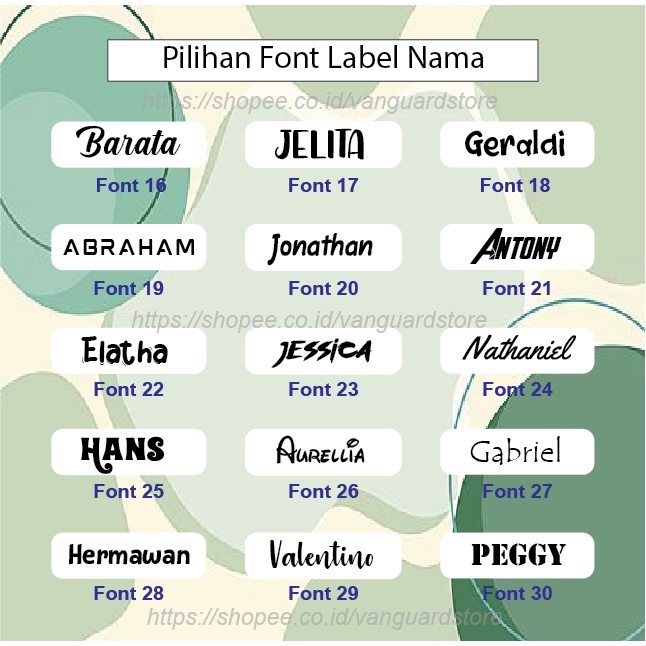 CUSTOM LABEL NAMA ANAK SERAGAM SEKOLAH KAOS ANAK STIKER SABLON SETRIKA NAME TAG LAUNDRY PESANTREN