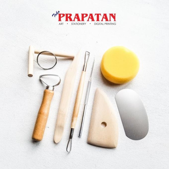 

V-TEC Alat Clay Tools Set 8pcs E005-8B