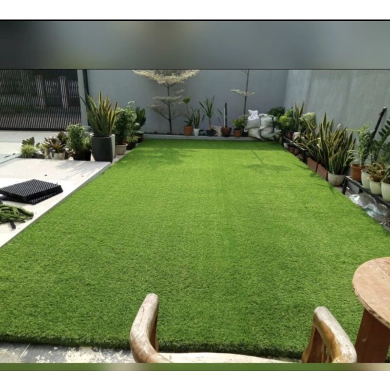 RUMPUT SINTETIS JEPANG 4 CM PREMIUM (harga pabrik) RIMBUN,PADAT,TEBAL,SUPER EMPUK serta ANTI RONTOK