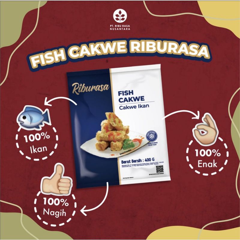 

Frozen Cakwe Ikan / Fish Cakwe 400 gr - Riburasa