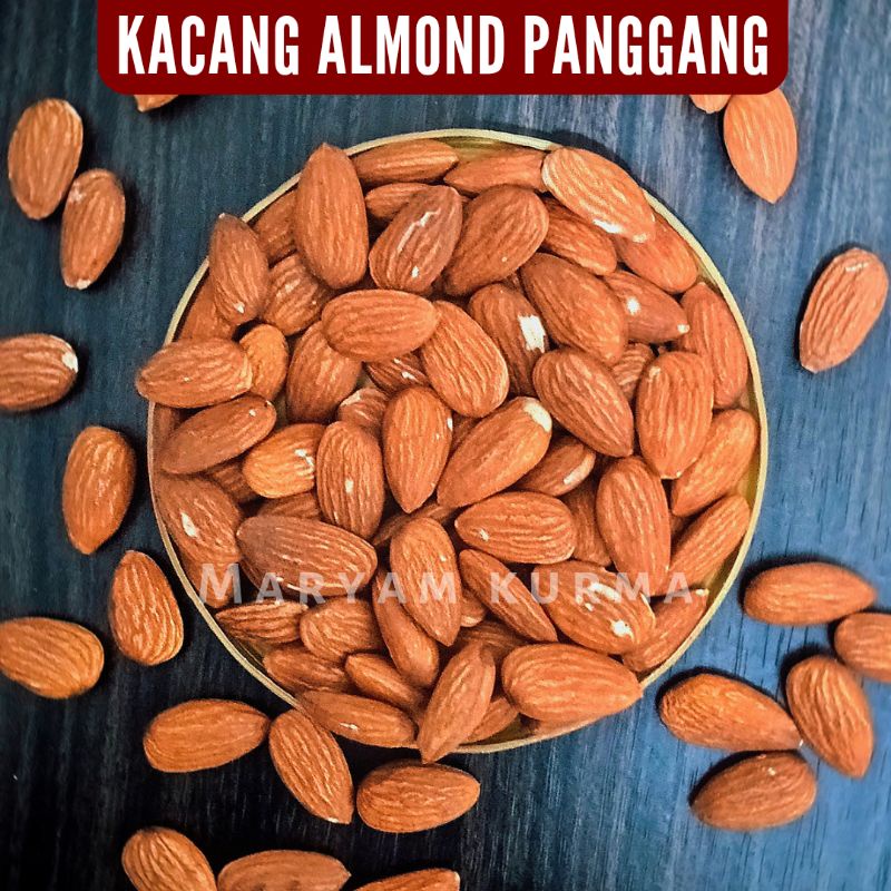 

KACANG ALMOND MATANG 500GR 250 GR / Roasted Almond / Almond Kupas Panggang