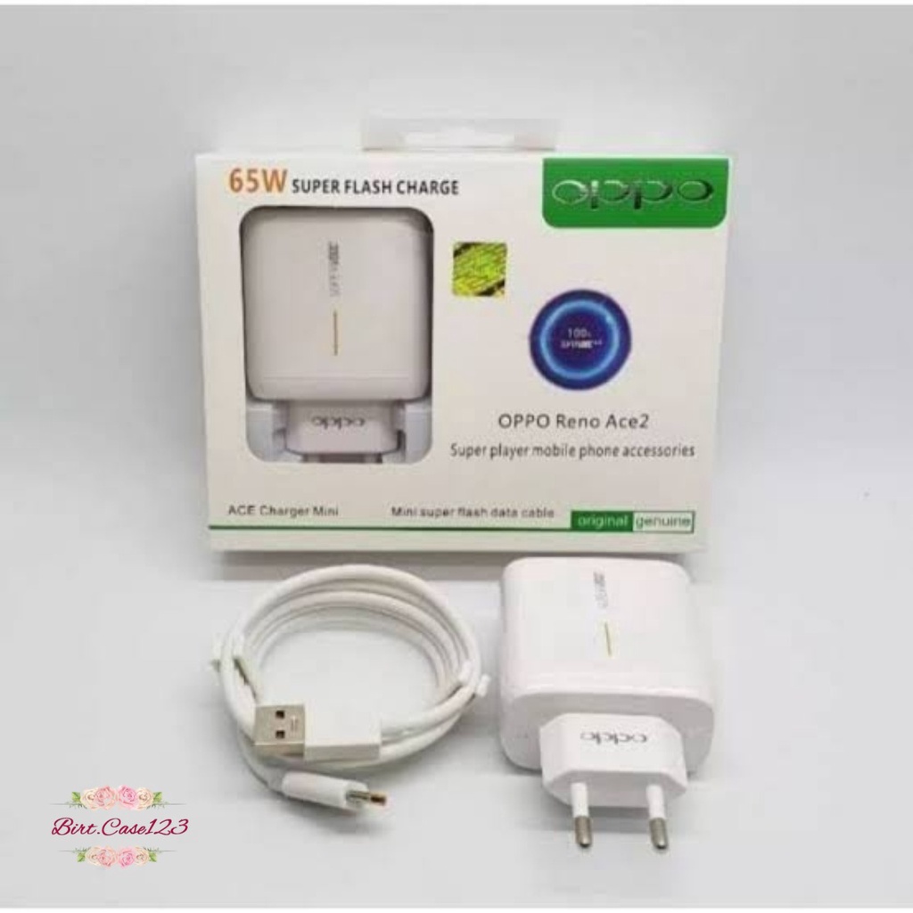 Charger Cashan tc Oppo 65W Type C Super Vooc Reno Ace 2 usb cable data C Charge Fast Charging Support TypeC Original 100% A5 2020 a9 2020 reno4 BC6973