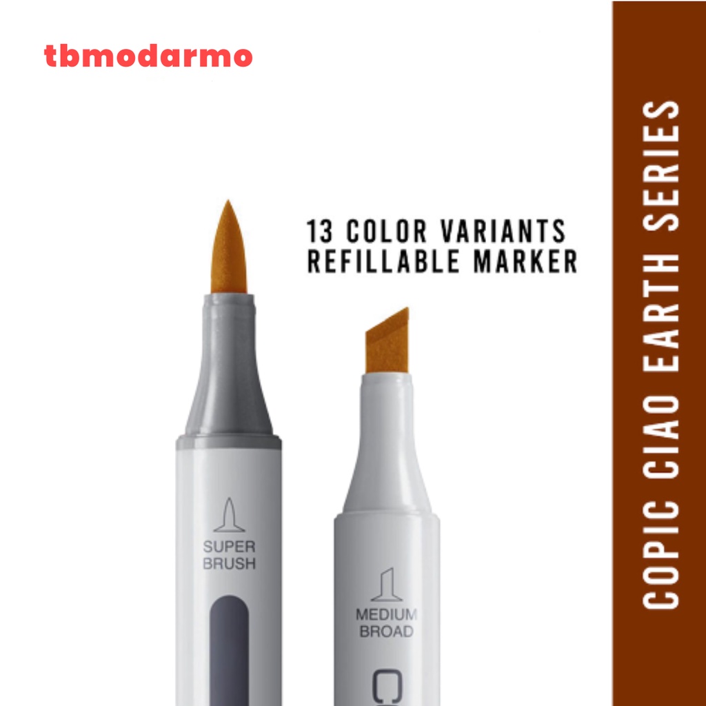 Copic Ciao Marker E (Earth) Series CCM/E - Satuan