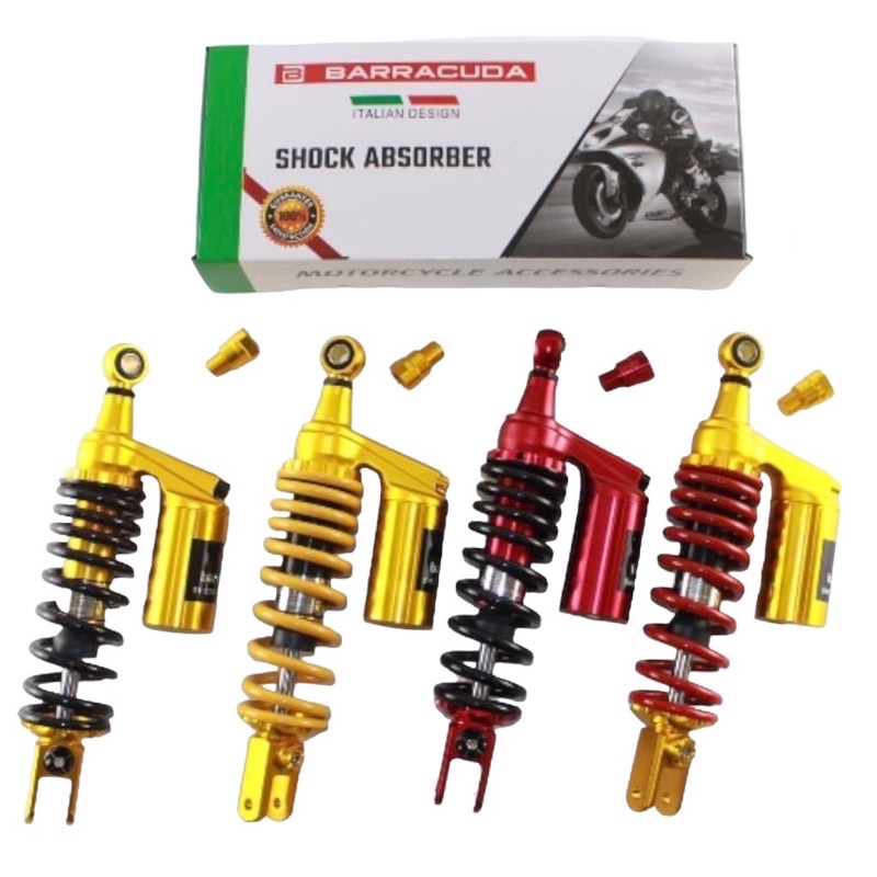 Shockbreaker Matic 310mm &amp; 330mm Shock Tabung Barracuda Type New G-Plus Series Buat Vario ,Mio ,Beat ,Scoopy ,Fino ,Soul ,Mio j Dan Motor Matic Lainnya