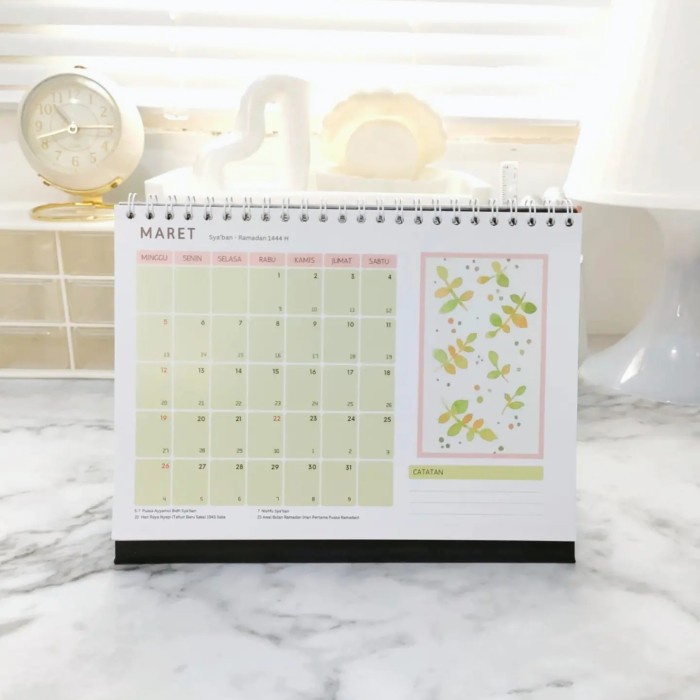 

Terlaris ✨ -Kalender Meja 2023 Ukuran A5- 2.1.23