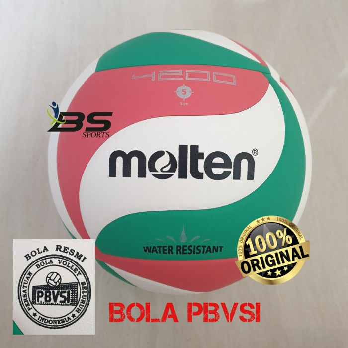 BOLA VOLLY VOLI VOLLEY MOLTEN4200 MOLTEN 4200 ORI ORIGINAL 100% - SIZE 4