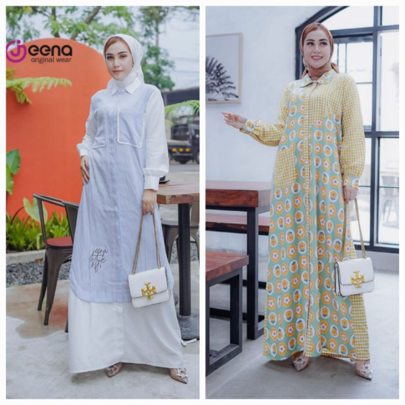 Ready Alyssa/Aynur Dress By Jeena Matt Cotton japan mix madina