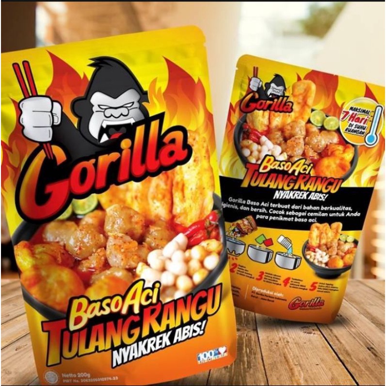 

Gorilla Baso Aci Tulang Rangu 200 g