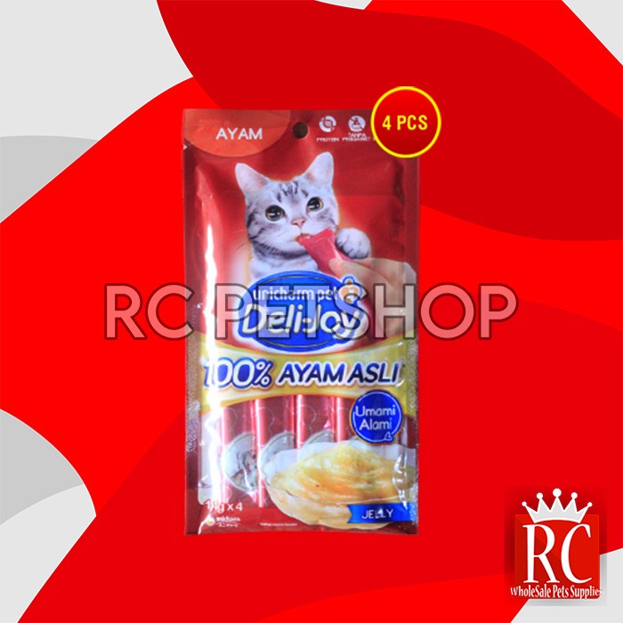 Snack Kucing Deli Joy Creamy Cat treat Cemilan 14 Gram