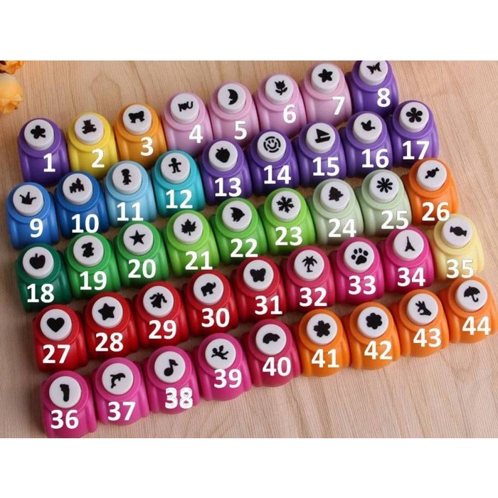 

Kol Paper Punch - Pembolong Kertas Uk. Small (S) No.30-44
