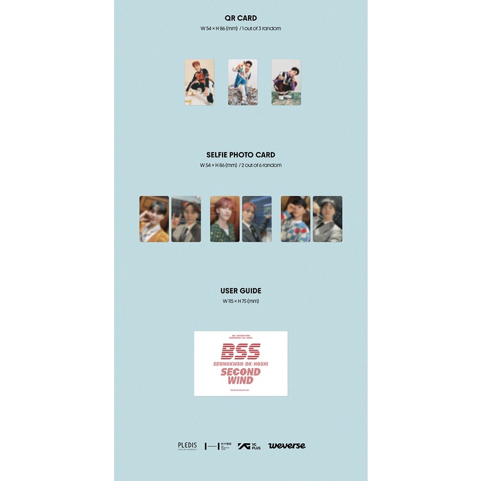 SEVENTEEN BSS - 1st Single Album SECOND WIND (KiT, Weverse ver)