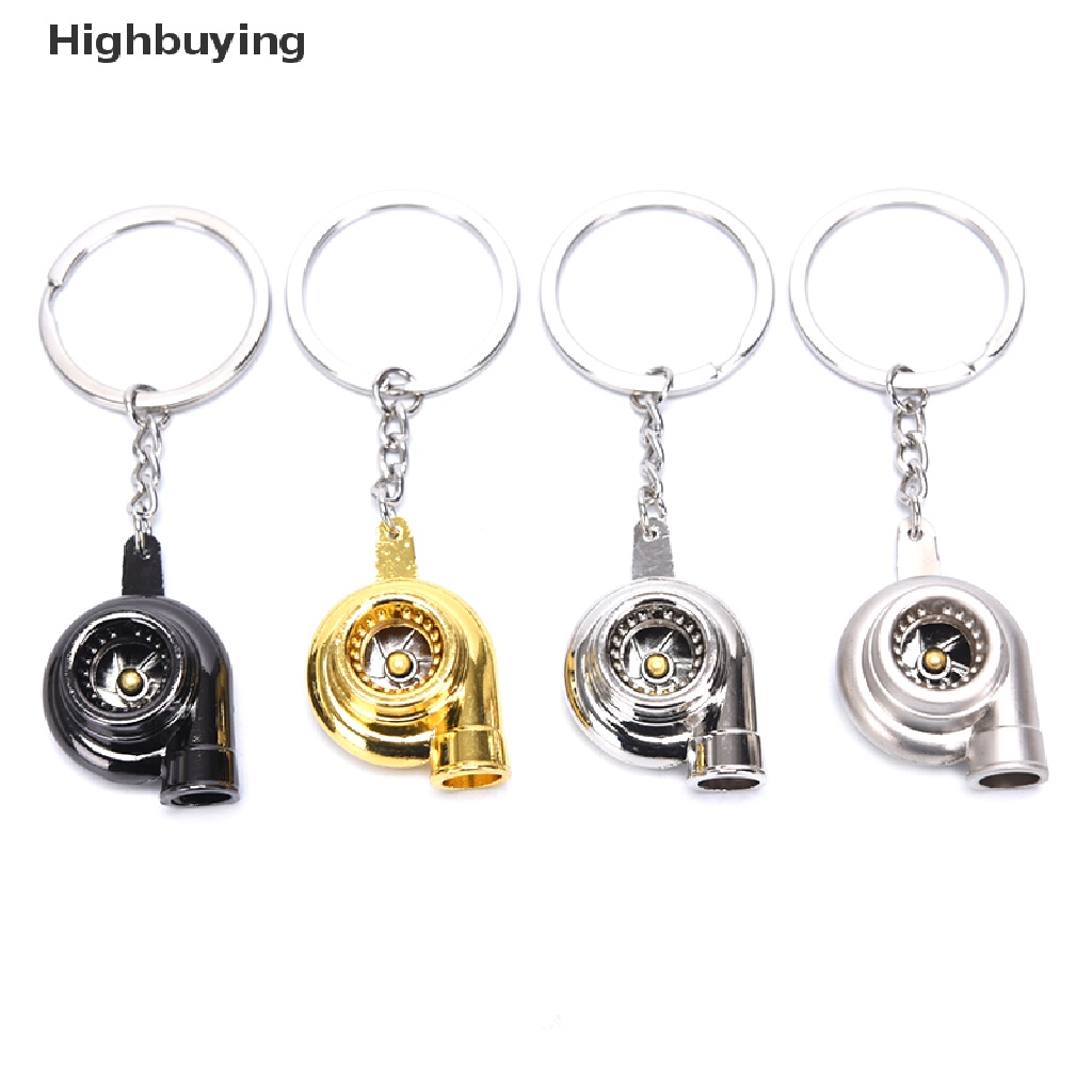 Hbid Fashion Portable Mini Spinning Turbo Turbin Keyring Gantungan Kunci Aksesoris Hadiah Glory