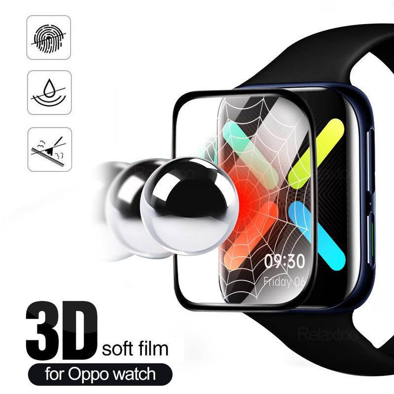 3d Full screen protector for OPPO Watch3 2gratis 41mm 46mm 42mm soft film Pelindung Untuk OPPO Band 2jam Tangan Gratis Watch3 Jam2 Bukan tempered glass smart accessories