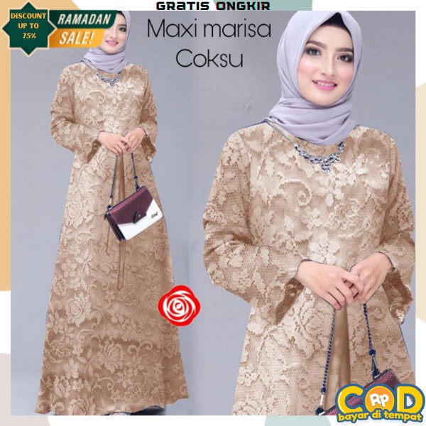 Games Terbaru Gmis Model Kekinian Gamus Cewe 2023 Gsms Waita Murah Gamis Cewek Kekinian Baju Gamis F