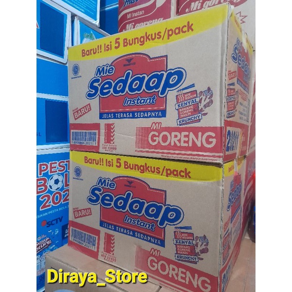 

Mie Sedaap Goreng isi 8 pack @ 5 bungkus