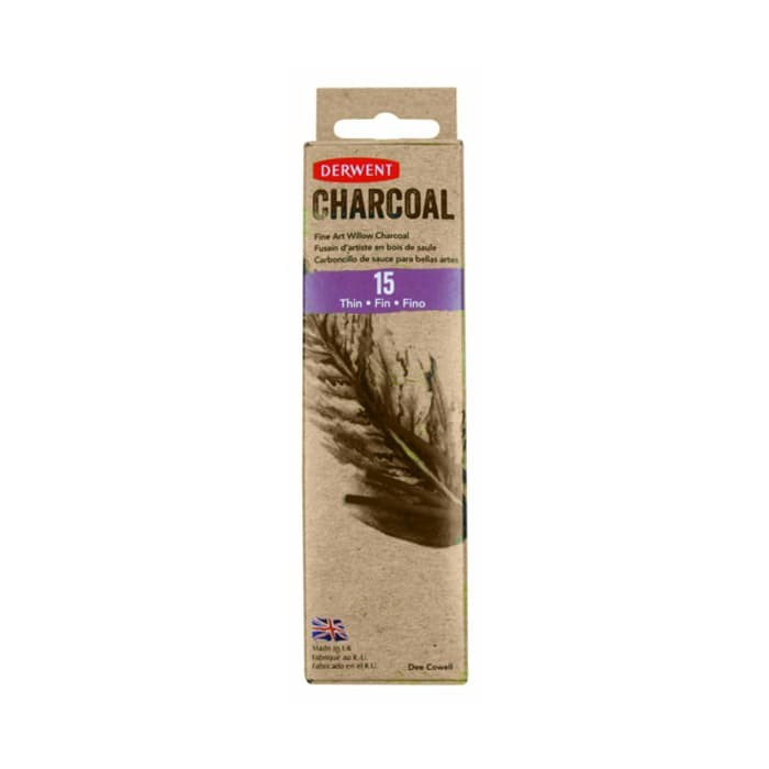 

Charcoal Derwent Willow Charcoal Thin (15)