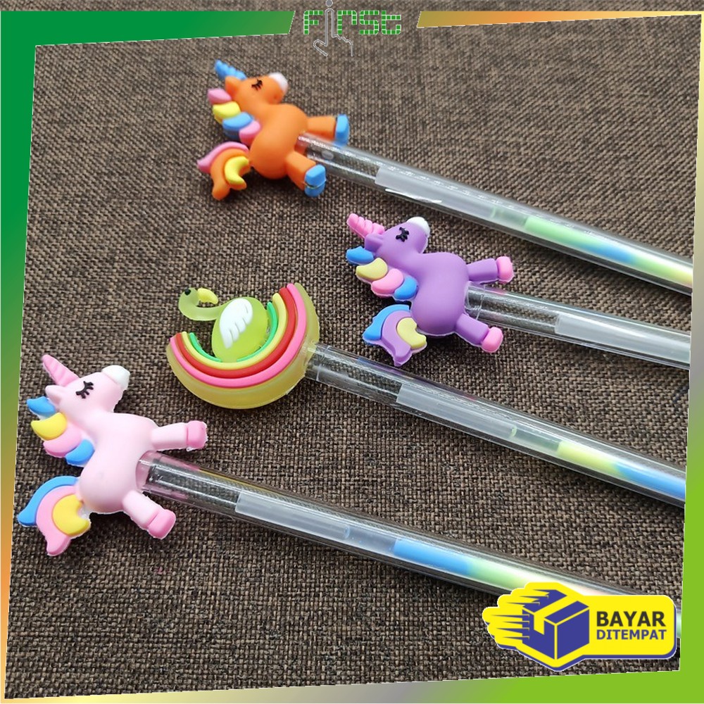 

FH-A44 Pulpen Gel 0.5mm Karakter Angsa Tinta Rainbow Pena Pelangi Lucu / Alat Tulis Sekolah Drawing Pen Warna Warni Import