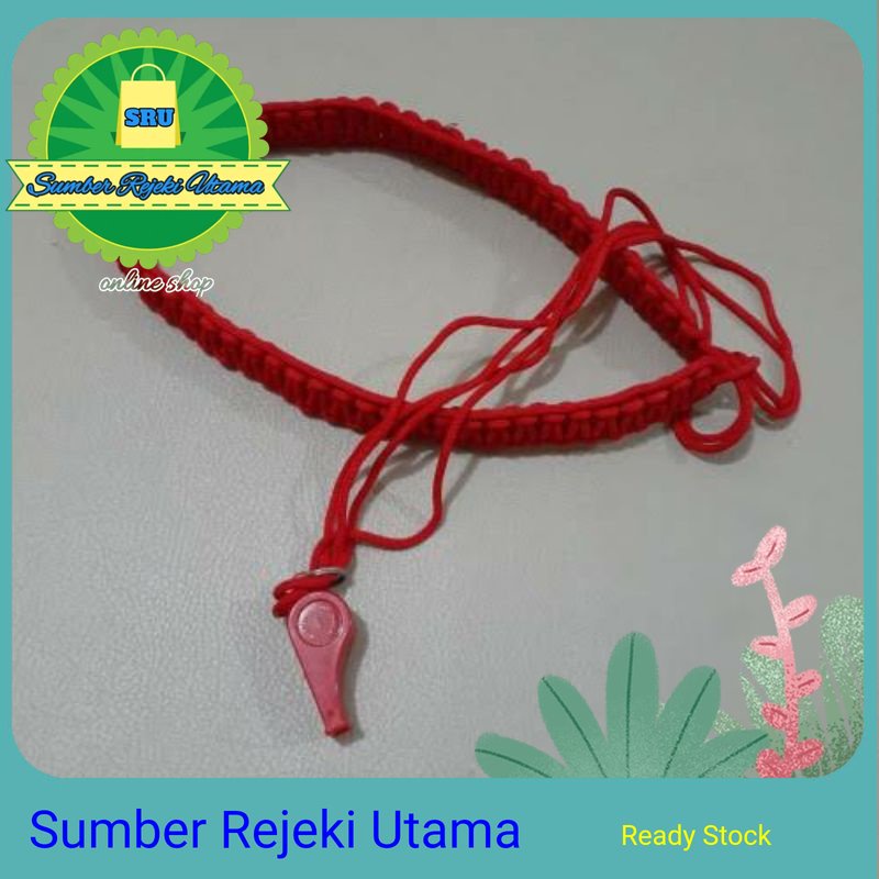 

TALI KUR PRAMUKA MERAH SD SMP SMA DAN PELUIT