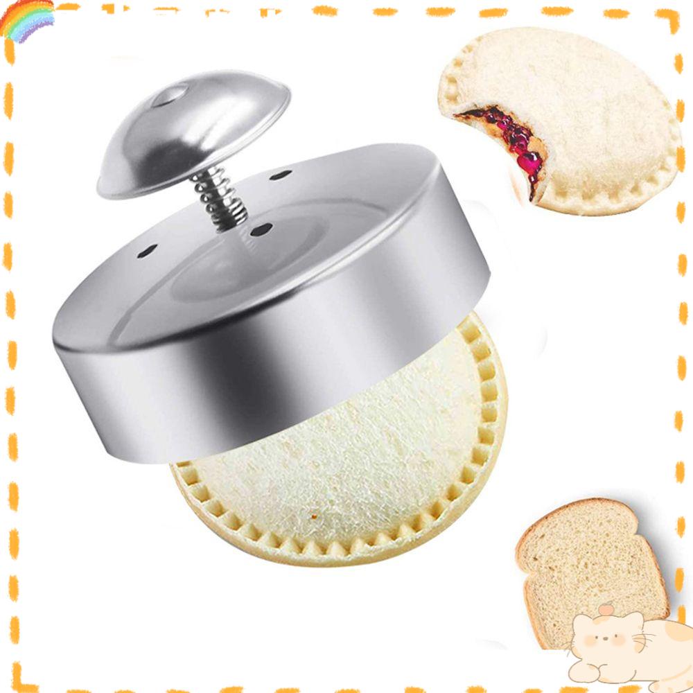 Solighter Sandwich Cutting Sealing Mold Bakeware Pastry Dekorasi Makanan Fondant Pie Cookie Cutter