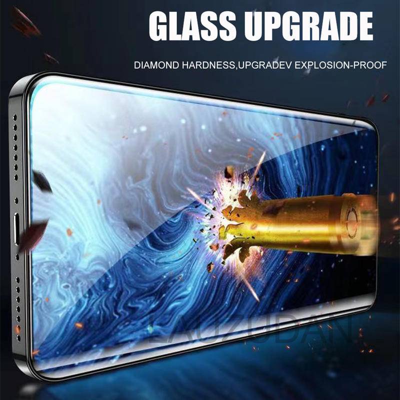 Hd Pelindung Kaca Nyala Untuk Iphone14 13 12 11 Pro Max Mini Plus Screen Protector Tempered Glass Untuk iPhone 6 6s 78 Plus Se2020 2022 X Xs XR Max