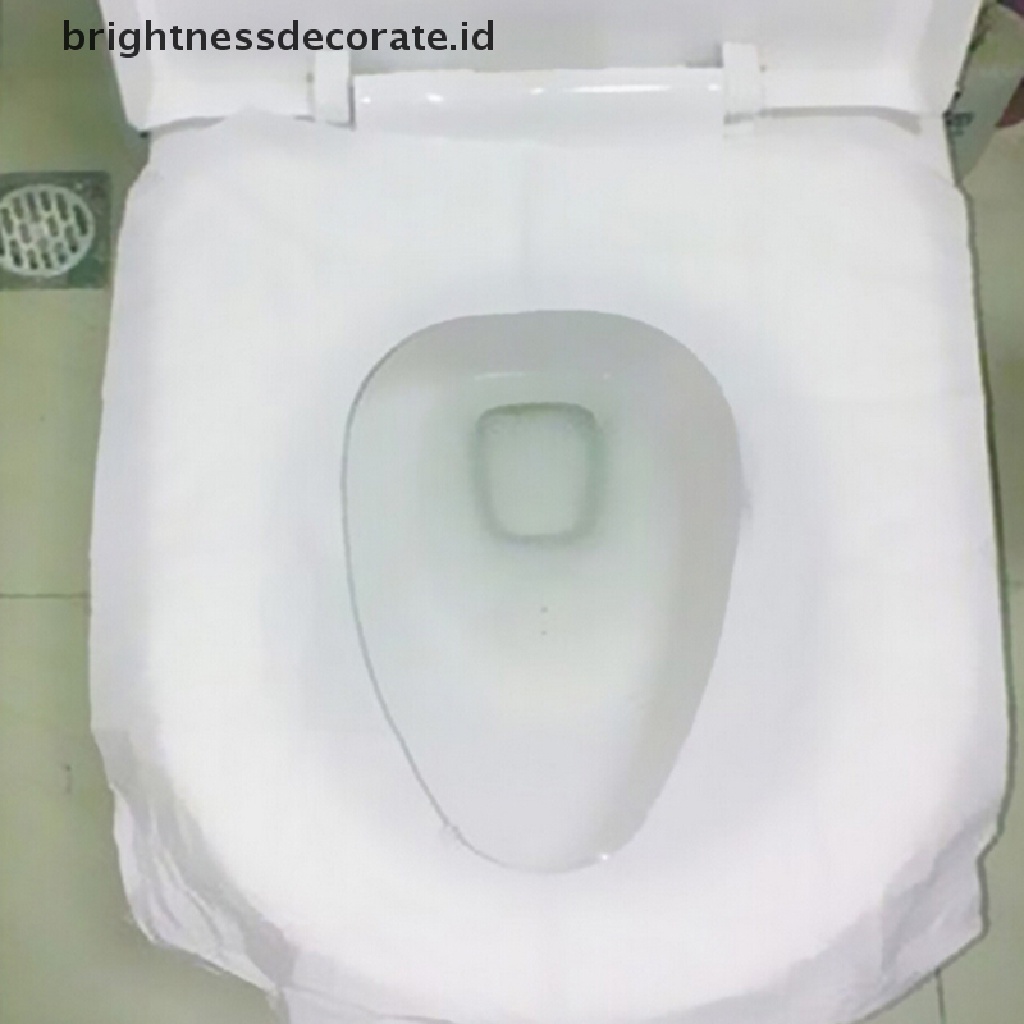 [Birth] 1pak 10Pcs Ukuran Saku Sehat Aman Sekali Pakai Kertas Toilet Seat Cover [ID]