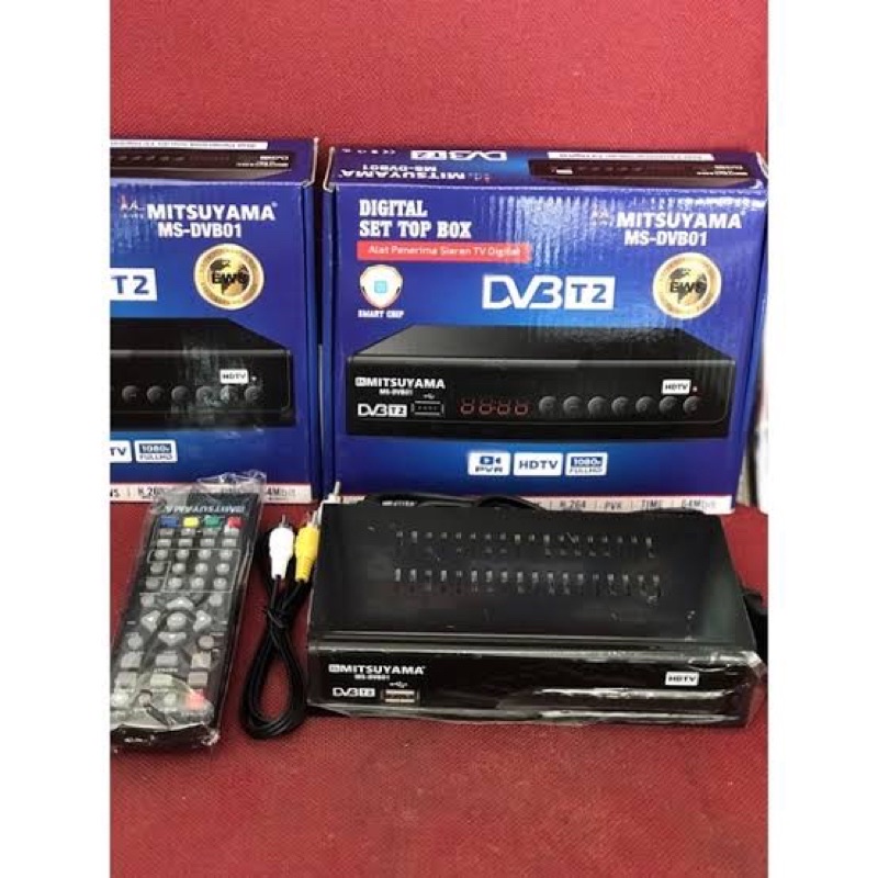 Set Top Box Ruby original TV Siaran Digital Full HD HDMI Receiver Bisa WiFi Youtube