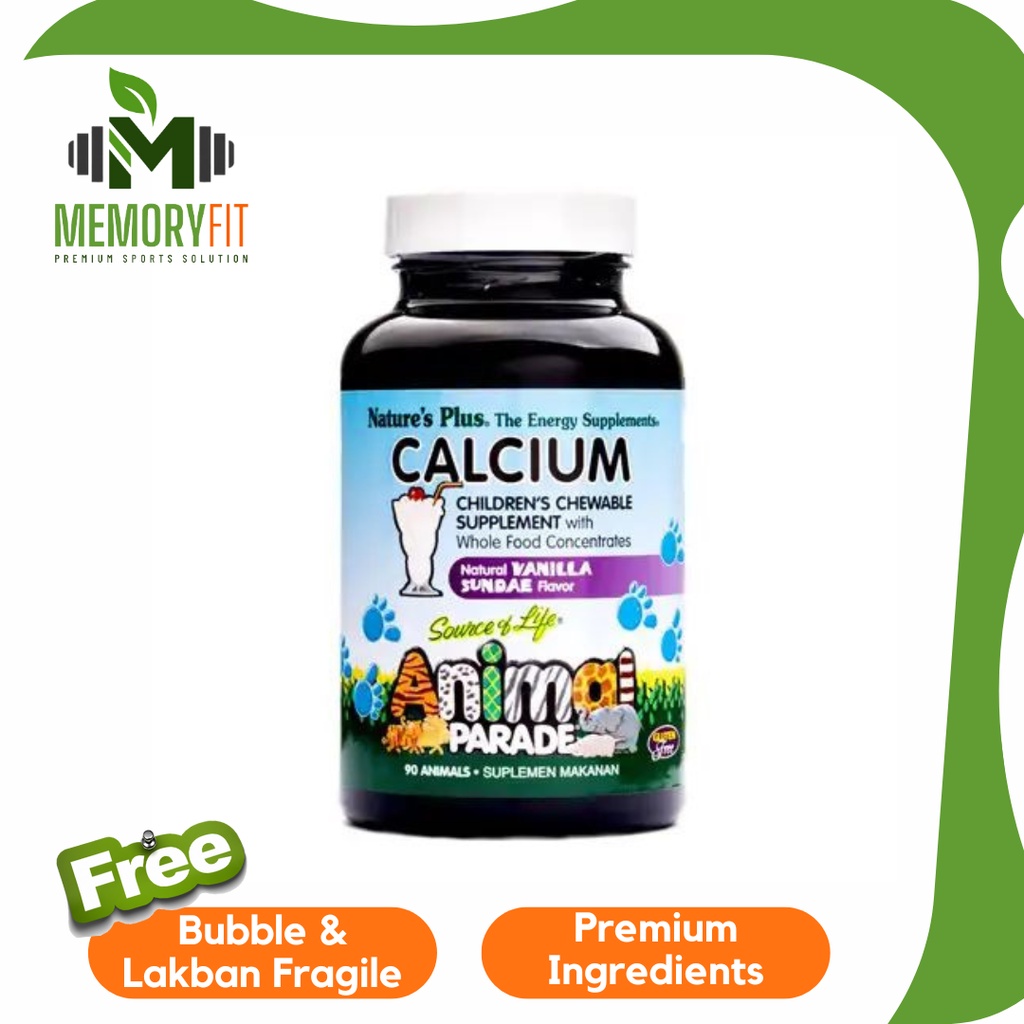 Nature's Plus Animal Parade Calcium Children Chewable Supplement