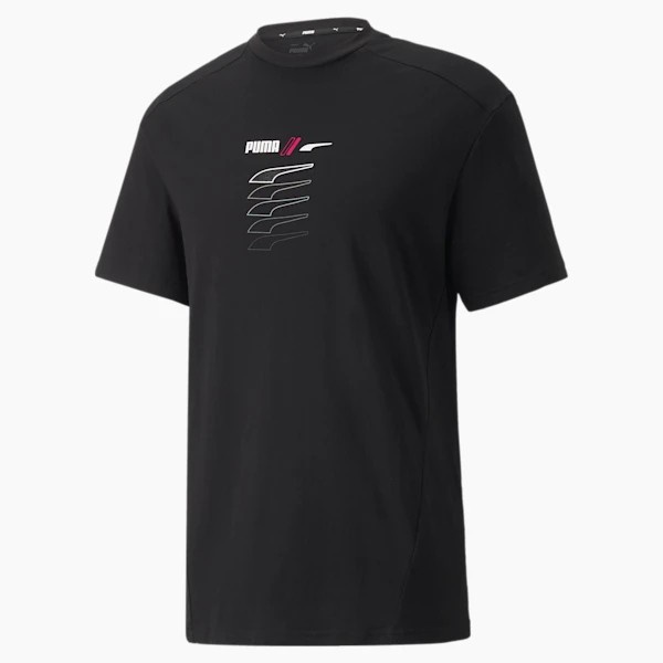 Kaos Puma Casual PUMA RAD/CAL Graphic Tee Black 671575 01