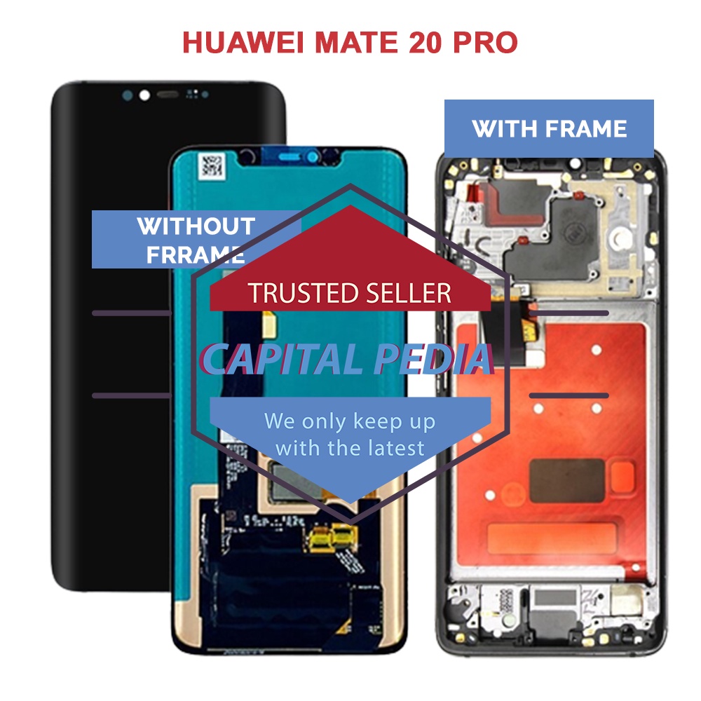 LCD TOUCHSCREEN FRAME HUAWEI MATE 20 PRO ORIGINAL