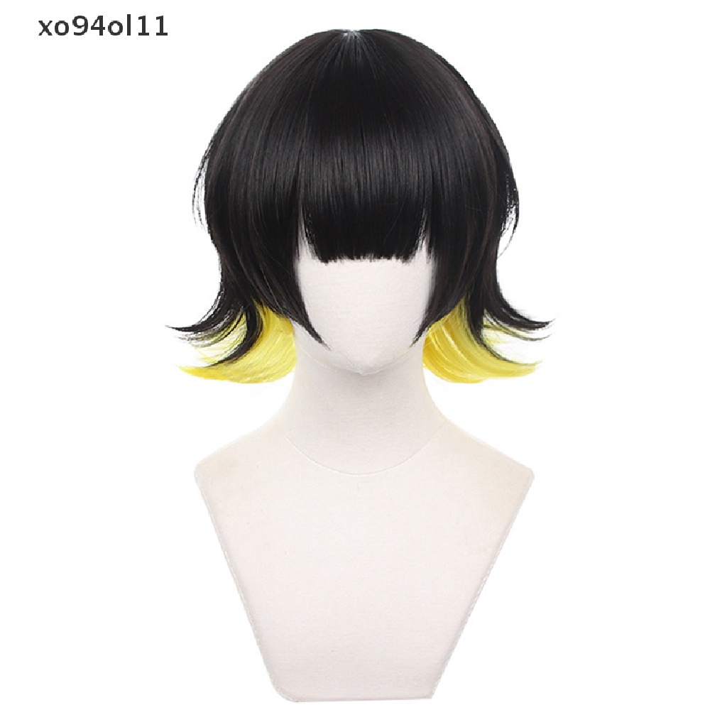 Xo Anime Blue Lock Bachira Meguru Cosplay Wig Pria Tahan Panas Wig Karnaval Props OL