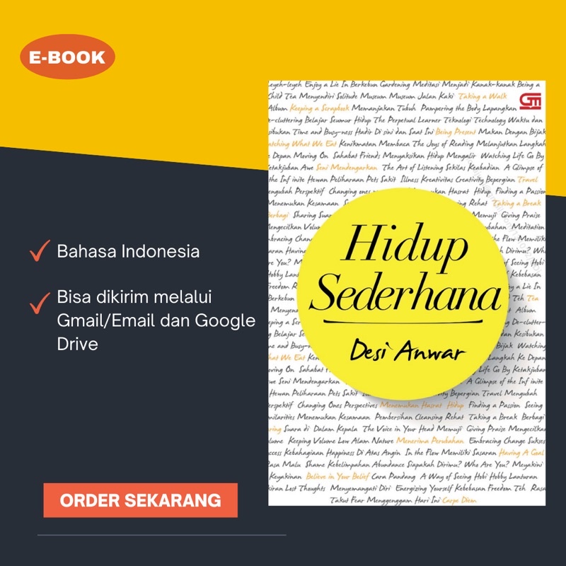 

Hidup Sederhana - DesiAnwar