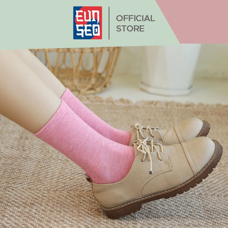 EUNSEO Kaos Kaki Wanita Panjang Colorfull Cotton Kaoskaki Fashion Korea Women Socks