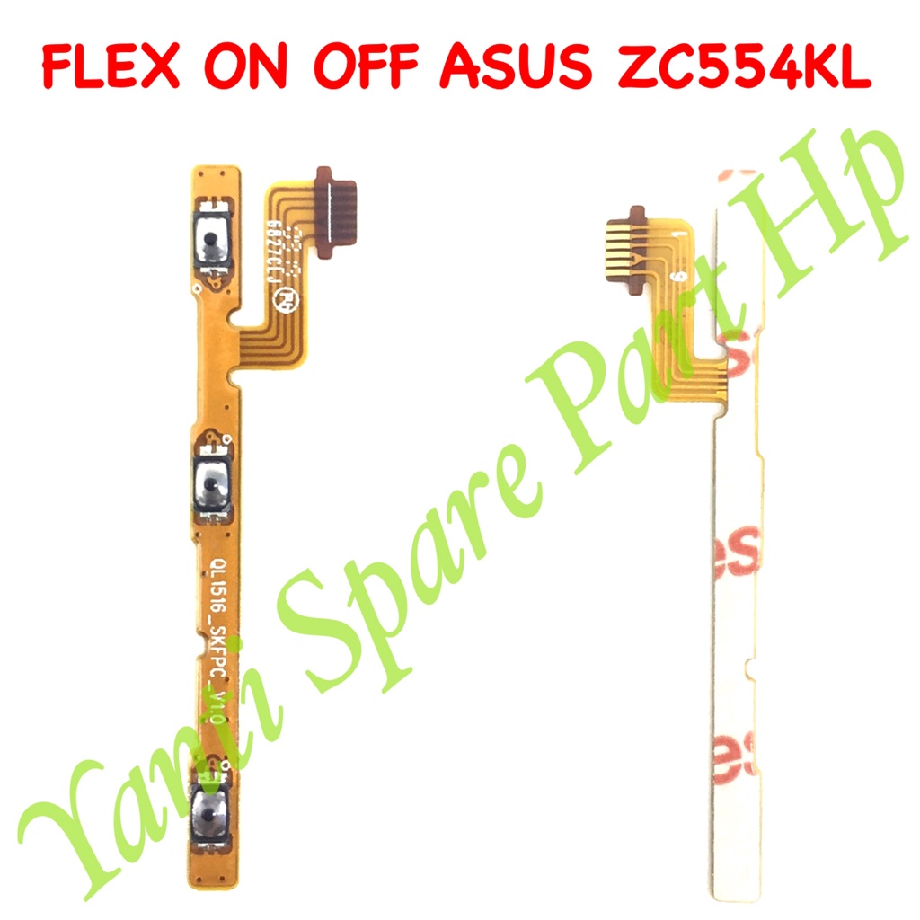 Flexible On Off Asus Zenfone 4 Max 5.5 ZC554KL Original New