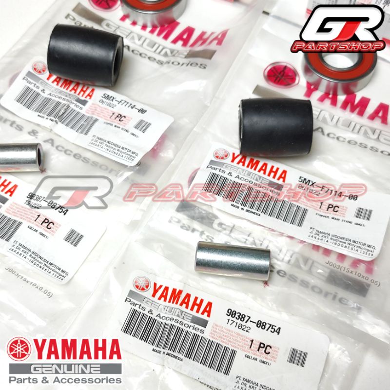 paket karet + bosh + bearing mounting mesin mio sporty smile soul fino nouvo ori ygp original yamaha bering bos monting set