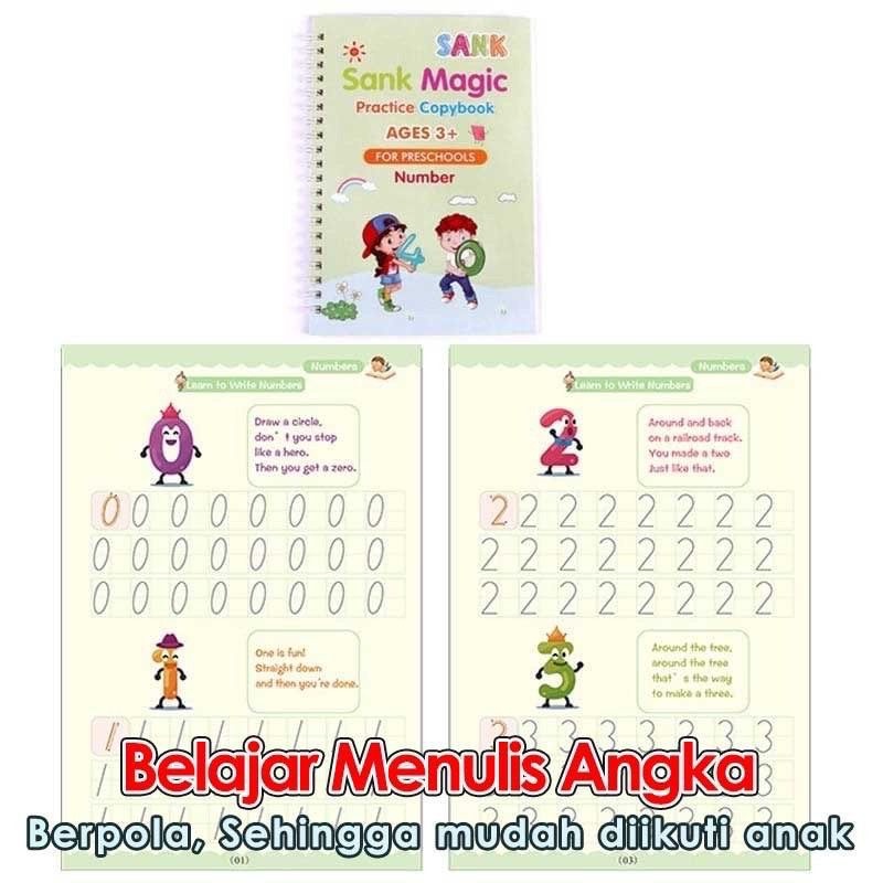 BUKU MAGIC GROOVE SET MAGIC PRACTICE BOOK 1 SET ISI 4 BUKU + PULPEN