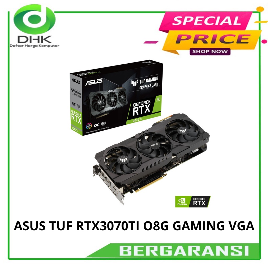 ASUS TUF RTX3070TI O8G GAMING VGA