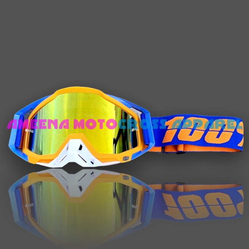 Google 100 Percent - Kacamata Motor - Google Motocross - Google MX Trail - Google Rainbow - 009