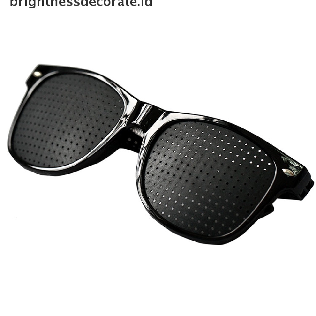 [Birth] New Vision Care Glassesight Improver Kacamata Pinhole Kacamata Stenopeic Anti-Letih [ID]