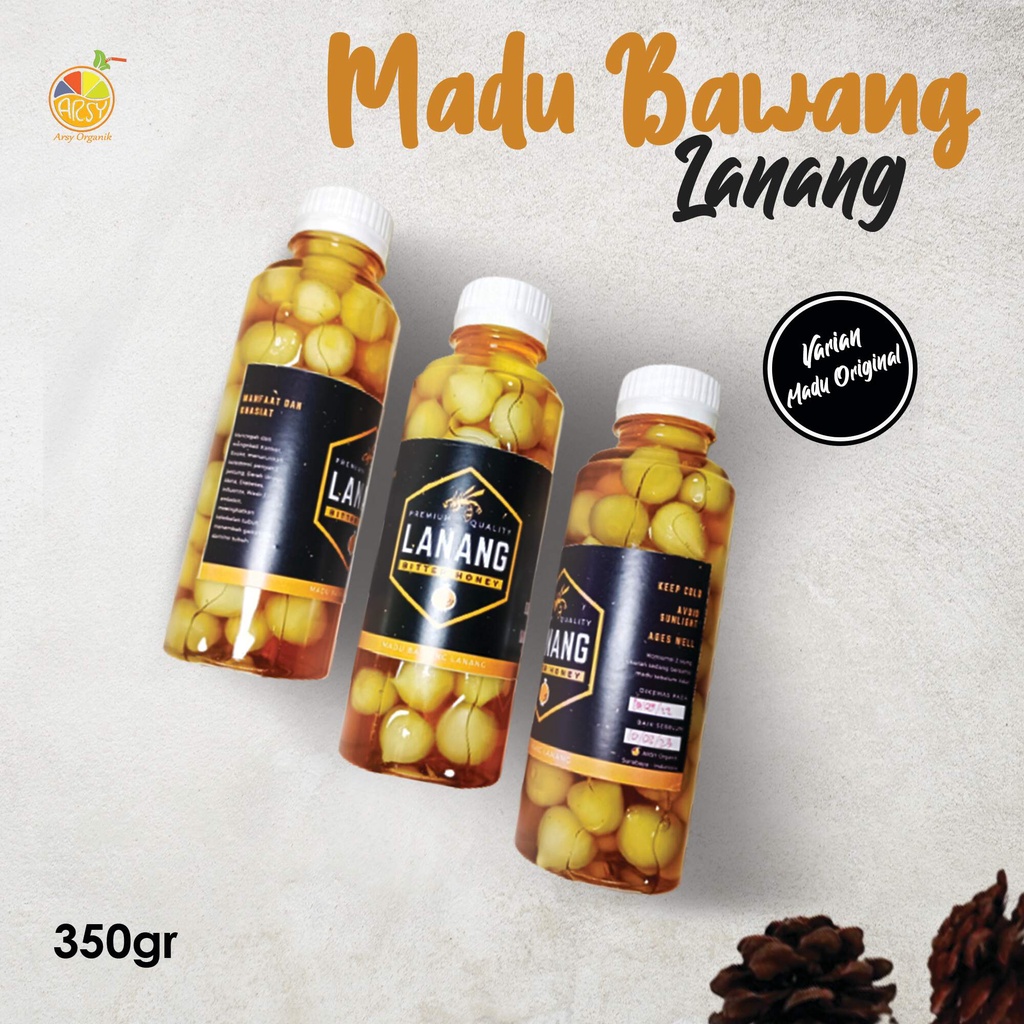 ( 350 GR ) Madu Bawang Tunggal Premium Quality