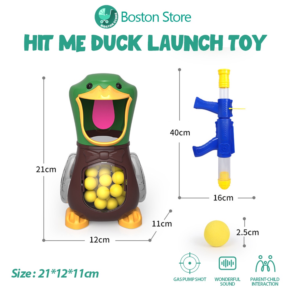 Bostonstore Tembak Tembakan Mainan Anak / HIT ME DUCK / HUNGRY DUCK / MAINAN TEMBAK BEBEK / Mainan Tembakan Anak Laki-laki / Mainan Tembakan / Mainan Tembakan Peluru Water Gel / Mainan Tembakan Peluru / Mainan Tembakan Anak / Hit Me Duck / Mainan Tembak