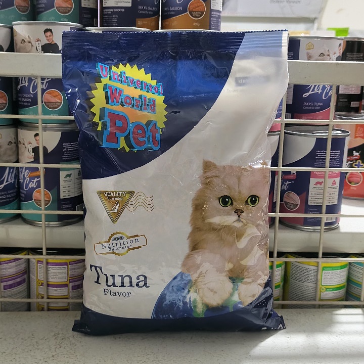 Makanan Kucing Universal World Pet Tuna Flavour Kemasan 1KG