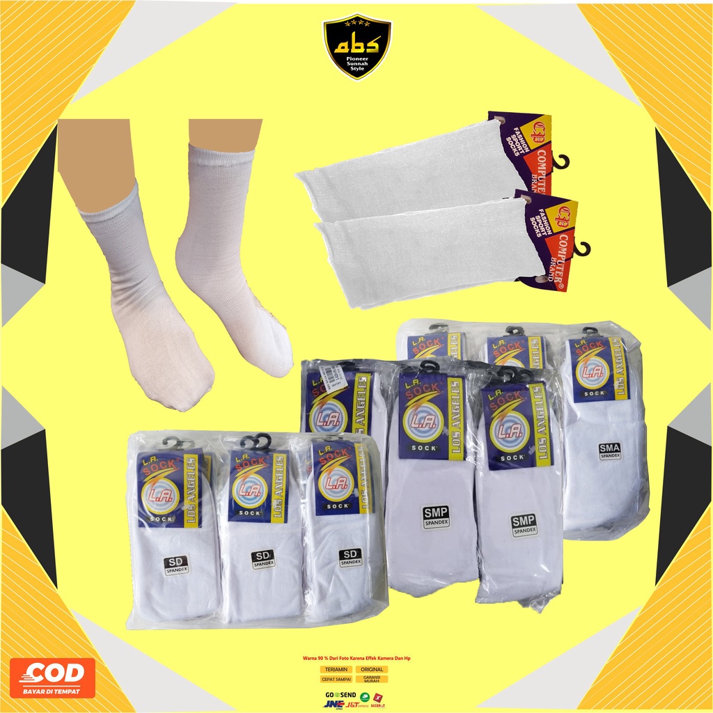 Kaos Kaki Anak Sekolah SD SMP SMA Kaos Kaki Laki Laki Perempuan Abu Sulthan School Socks