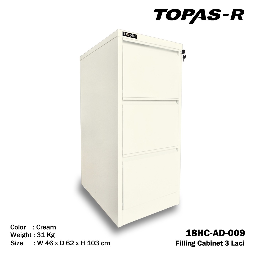 TOPAS-R 18HC-AD 009 FILLING CABINET 3 LACI / KABINET 3 LACI